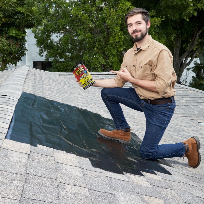 Flex Tape, Original Thick Flexible Rubberized Waterproof Tape - Seal and Patch Leaks, Works Underwater, Indoor Outdoor - Home RV Roof Plumbing and Pool Repairs, Black, 8 in x 5 ft, Pack of 1 - Image 5