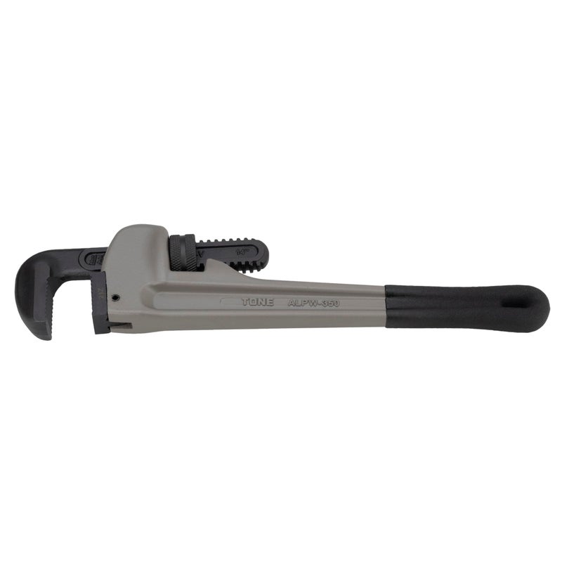 TONE Aluminum Pipe Wrench ALPW350 Applicable Dia 50A 2 Inch Overall Length 327mm Max jaw opening 70mm
