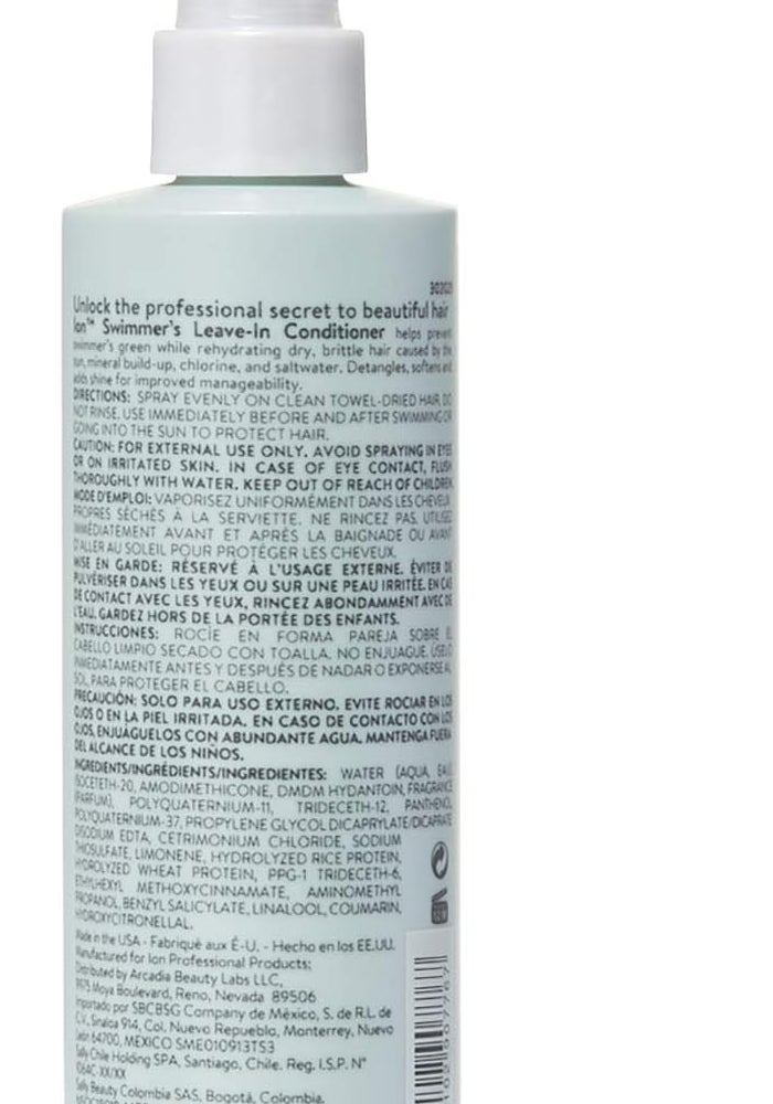 ION Swimmer's Leave-in Conditioner - 8 oz - Vegan Hair Care for Swimmers - Image 3