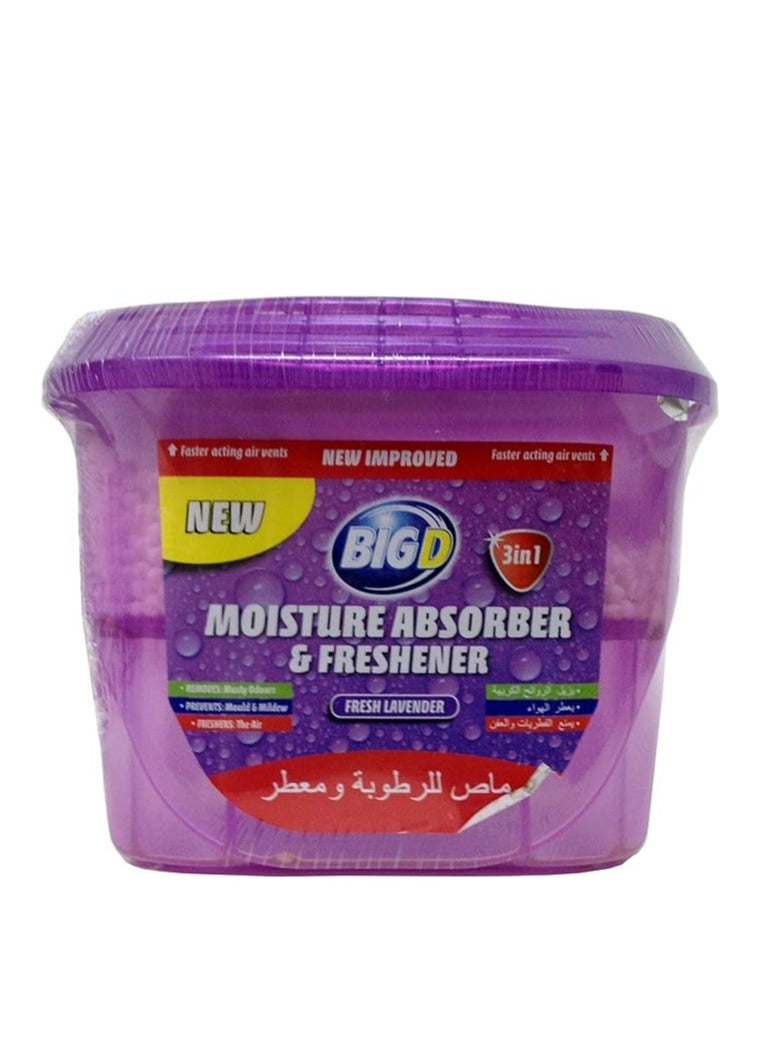 Big D Moisture Absorber and Freshener - Pack of 2