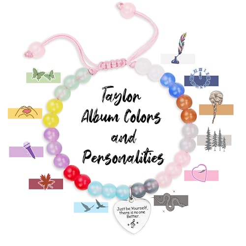 PEALICIOUS Adjustable Taylor Bracelet Taylor Quotes Merch as Meaningful Christmas Gifts for Daughter with Motivational Card, Taylor Jewelry Music Stocking Stuffers for Taylor Fans Birthday Gift - Image 3