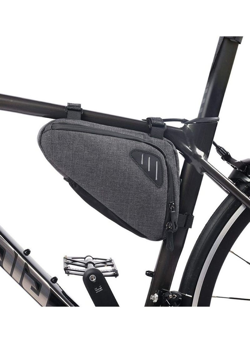 Y&D - Bike Frame Bag, 1Pcs Bicycle Triangle bag Front Tube Water Resistant Waterproo Strap-On Saddle Pouch Storage Bag for mini bike pumps repair tools Road Mountain - Image 1