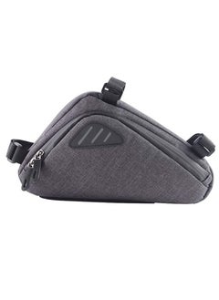 Y&D Bike Frame Bag, 1Pcs Bicycle Triangle bag Front Tube Water Resistant Waterproo Strap-On Saddle Pouch Storage Bag for mini bike pumps repair tools Road Mountain  - Image 3