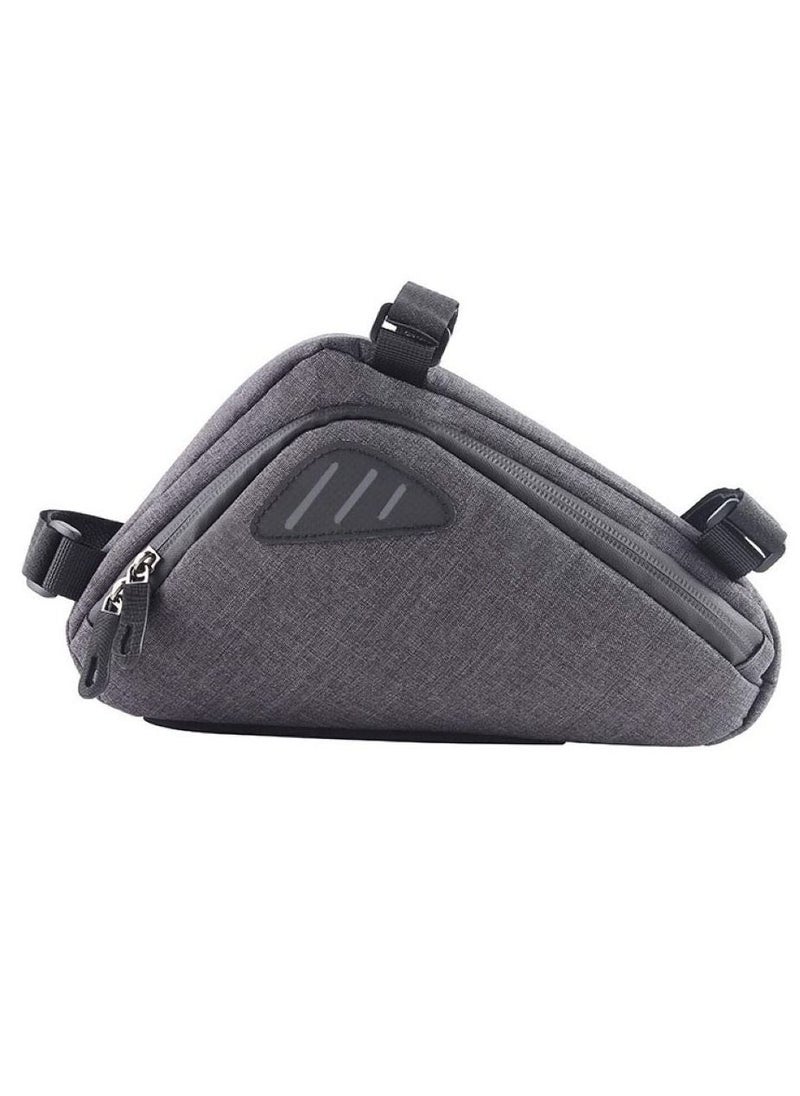 Y&D - Bike Frame Bag, 1Pcs Bicycle Triangle bag Front Tube Water Resistant Waterproo Strap-On Saddle Pouch Storage Bag for mini bike pumps repair tools Road Mountain - Image 1