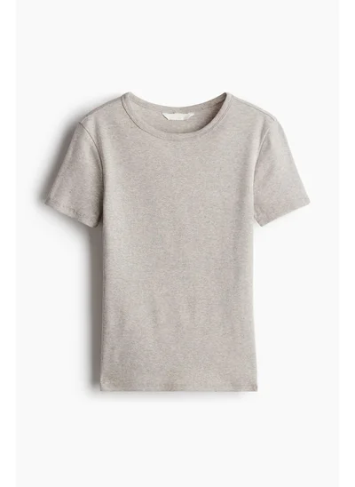 H&M Ribbed T-shirt