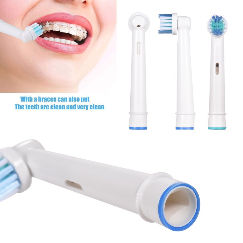 4pcs Electric Toothbrush Head Compatible with Oral B Electric Toothbrush Replacement Brush Sensitive Gum Care Brush Heads - Image 4