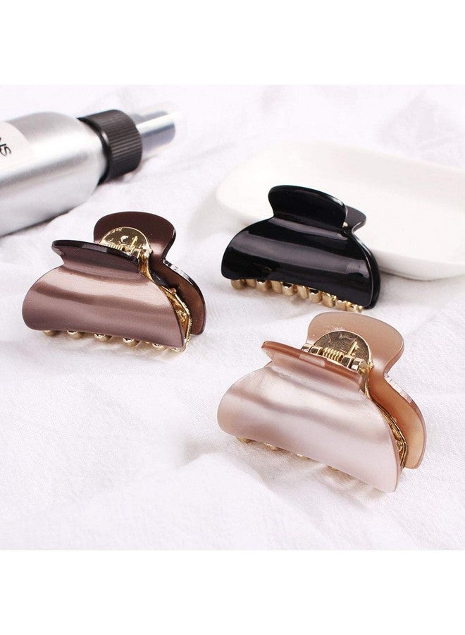 Teensery 3 Pcs Acrylic Hair Claw Clips 2 Inch Non Slip Hair Barrette Jaw Clamps Ponytail Holder Hair Accessories For Women And Girls - Image 2