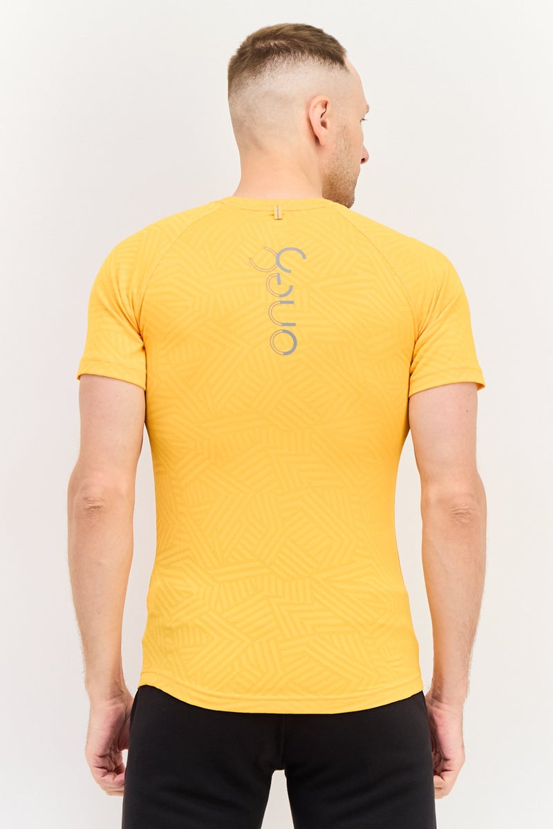 PUMA تي شيرت تدريب قصير الأكمام للرجال من بومة x وان، برتقالي - Image 2