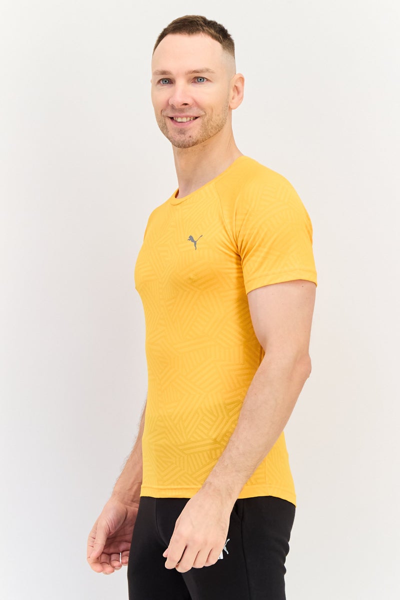 PUMA تي شيرت تدريب قصير الأكمام للرجال من بومة x وان، برتقالي - Image 3