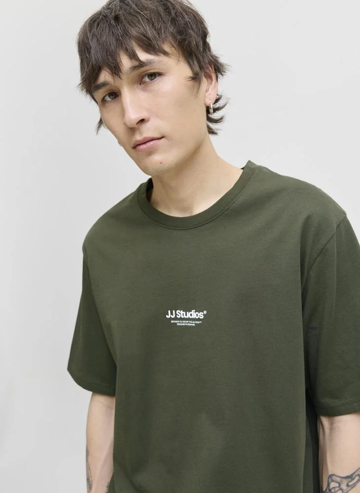 JACK & JONES Jjesoho Logo Crew Neck T-Shirt