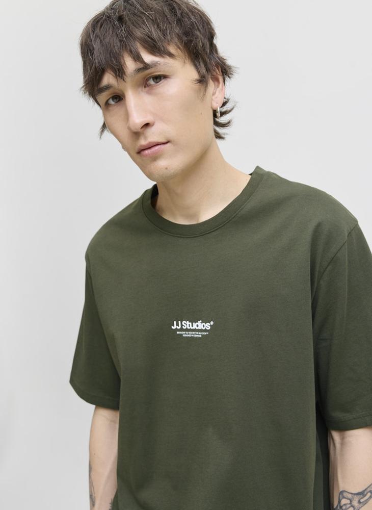 JACK & JONES Studio Crew Neck Regular Fit T-Shirt - Image 3