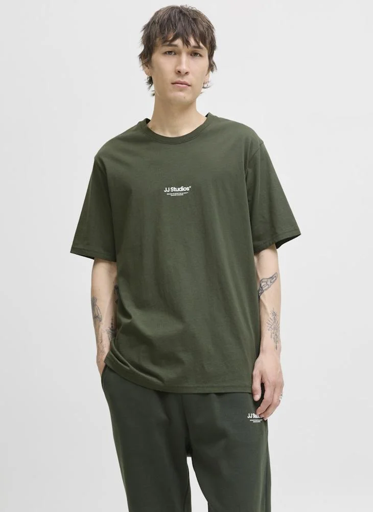 JACK & JONES Jjesoho Logo Crew Neck T-Shirt