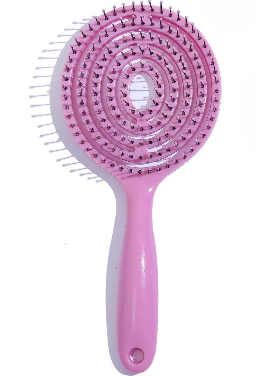 Bizimevde Pro 3D Hair Lightening Hair Brush Maze Brush Gray  - Image 4