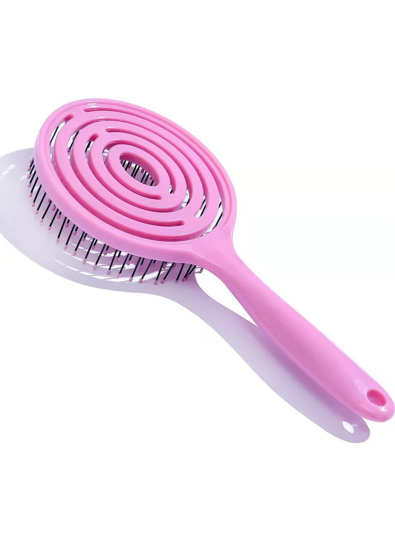 Bizimevde Pro 3D Hair Lightening Hair Brush Maze Brush Gray  - Image 1