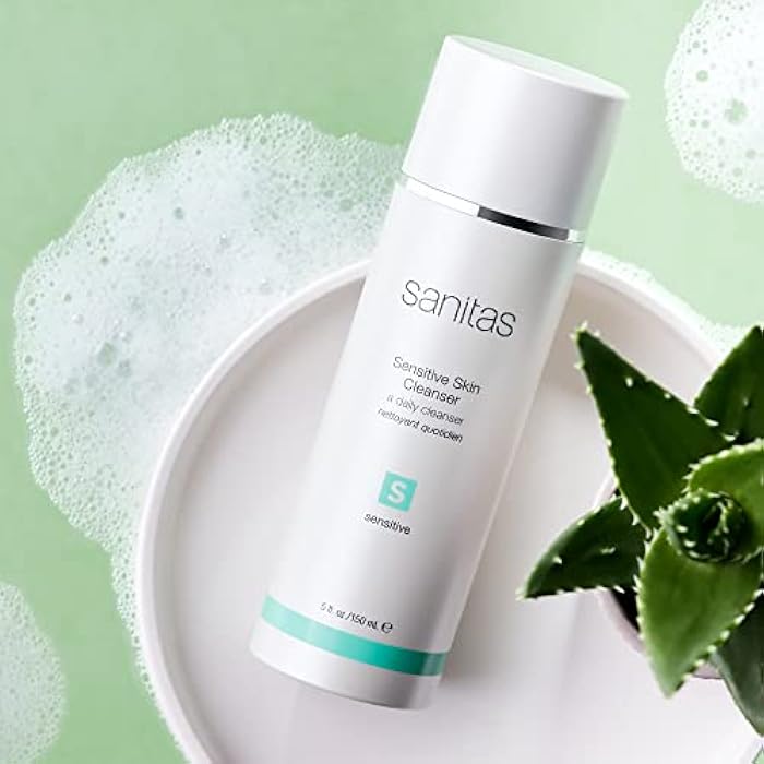 Sanitas Skincare Sensitive Skin Cleanser, Ultra Mild, Protective Cleanse, Fragrance Free, Aloe Vera, Beta Glucan, 5 Ounces - Image 2