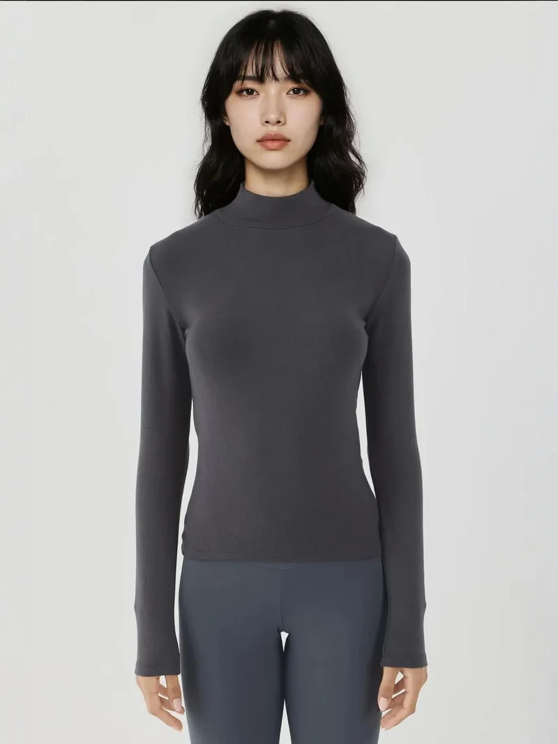 HICCUP Ultra Soft Touch Slim Fit Turtleneck Knitted Top