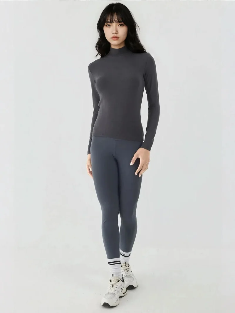 HICCUP Ultra Soft Touch Slim Fit Turtleneck Knitted Top