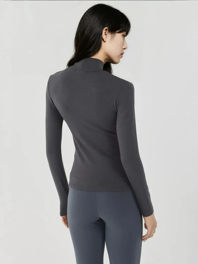 HICCUP Ultra Soft Touch Slim Fit Turtleneck Knitted Top