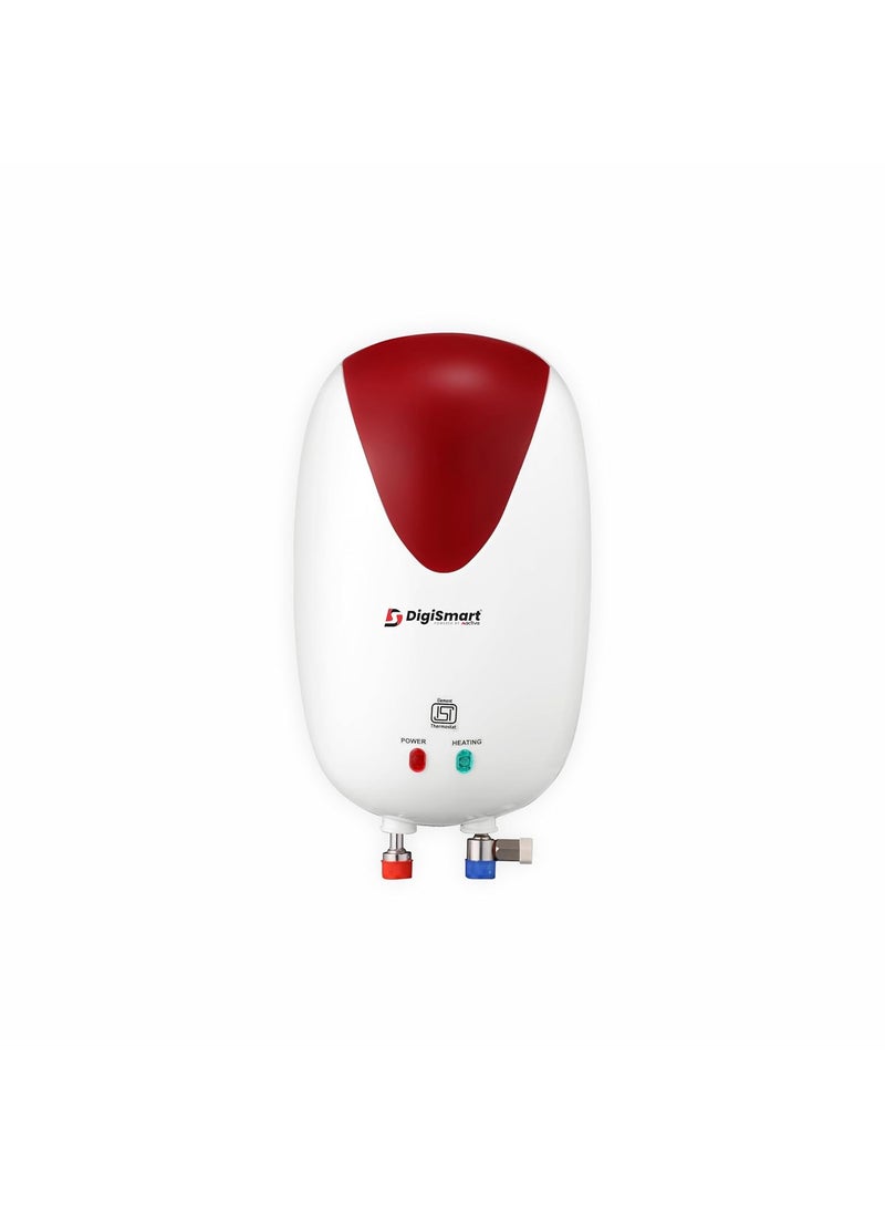 DIGISMART DIGISMART Instant Geyser 3 LTR 3 KVA Special Anti Rust Coated 07 MM SS Tank Full Abs Body Premium Geyser Come With 5 Years Warranty Ivory Maroon 