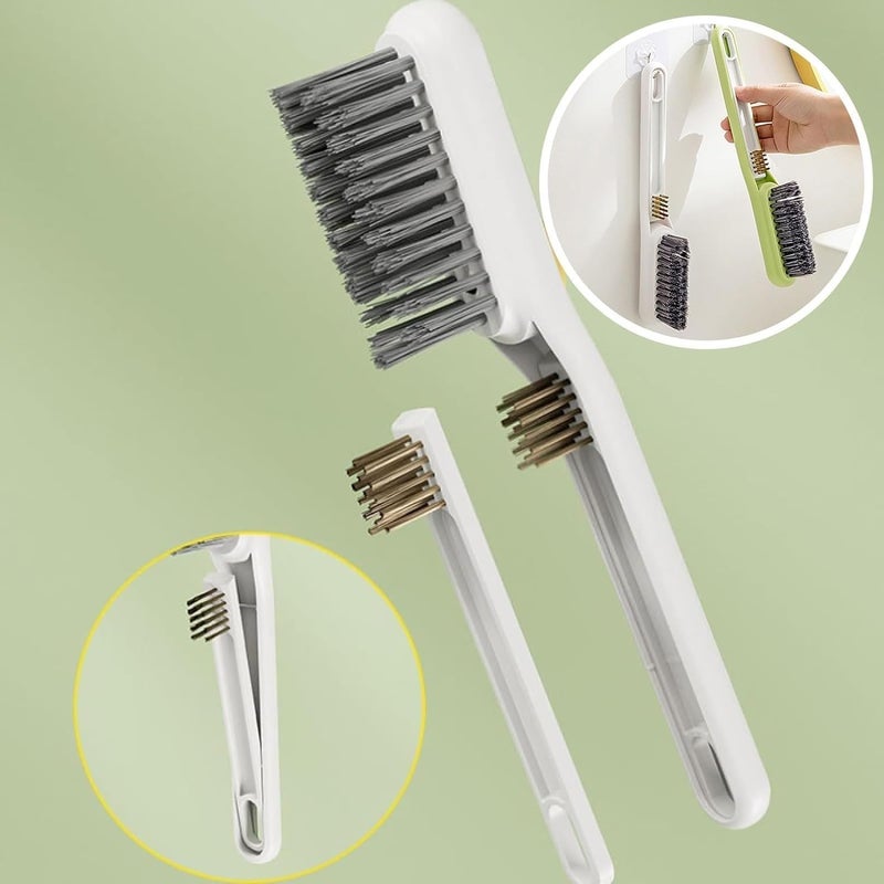 DASOSMI CREATION DC Multi-Functional Liquid-Filled Crevice Cleaning Brush, 2-in-1 Slot Cleaning Brush, Toilet Brush, Scrub Brush for Shower Tile, Skinny Gap Cleaning Tools for Household Use, Bathroom, Kitchen(1 PCS) - Image 3