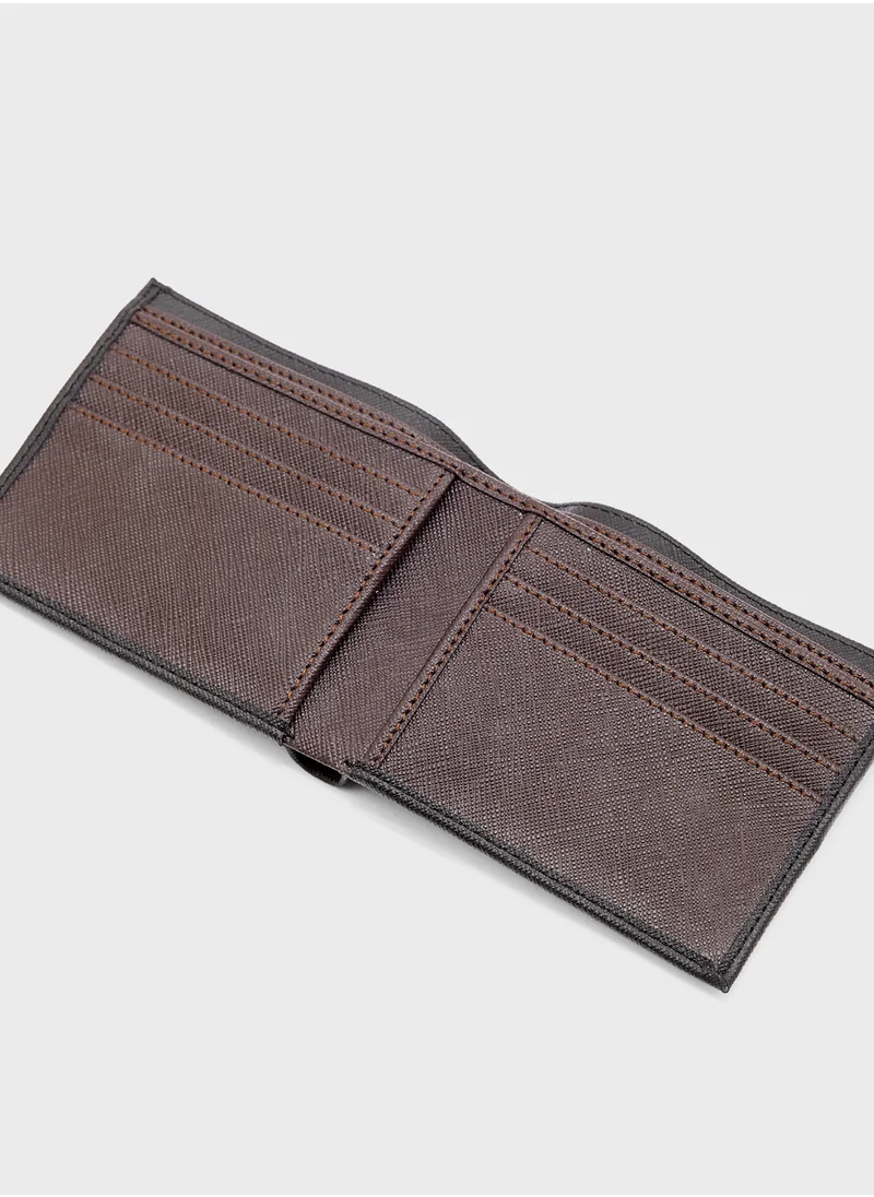 روبرت وود Safiano Texture Two Tone Bi-Fold Wallet
