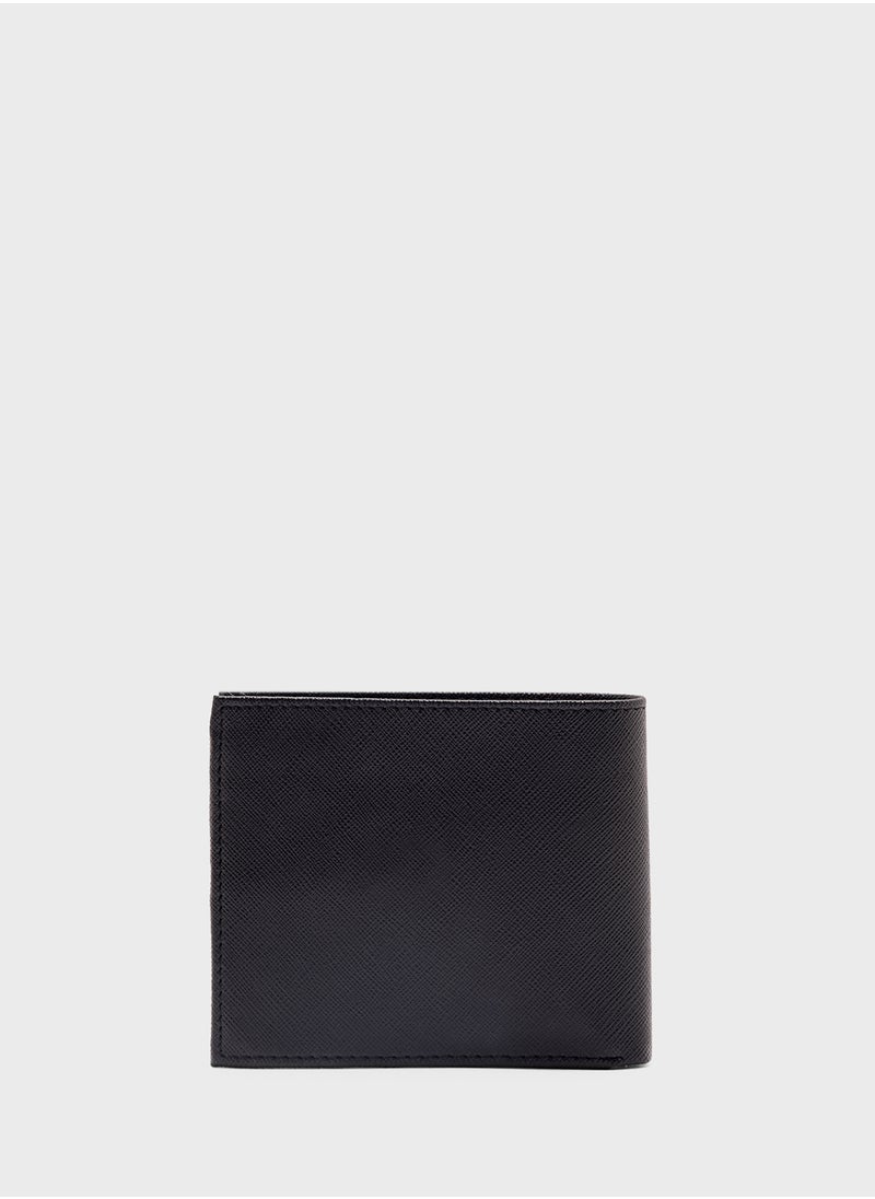 Robert Wood - Safiano Texture Two Tone Bi-Fold Wallet - Image 1