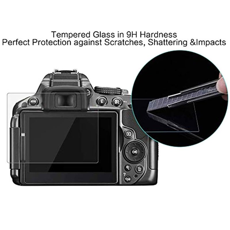 Action Pro 9H Nano Hammer Proof Screen Guard Protector Compatible With Nikon D5300 D5500 D5600 - Image 4