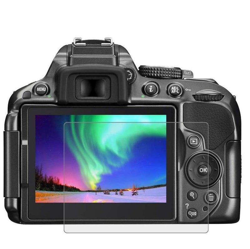 Action Pro 9H Nano Hammer Proof Screen Guard Protector Compatible With Nikon D5300 D5500 D5600 - Image 1