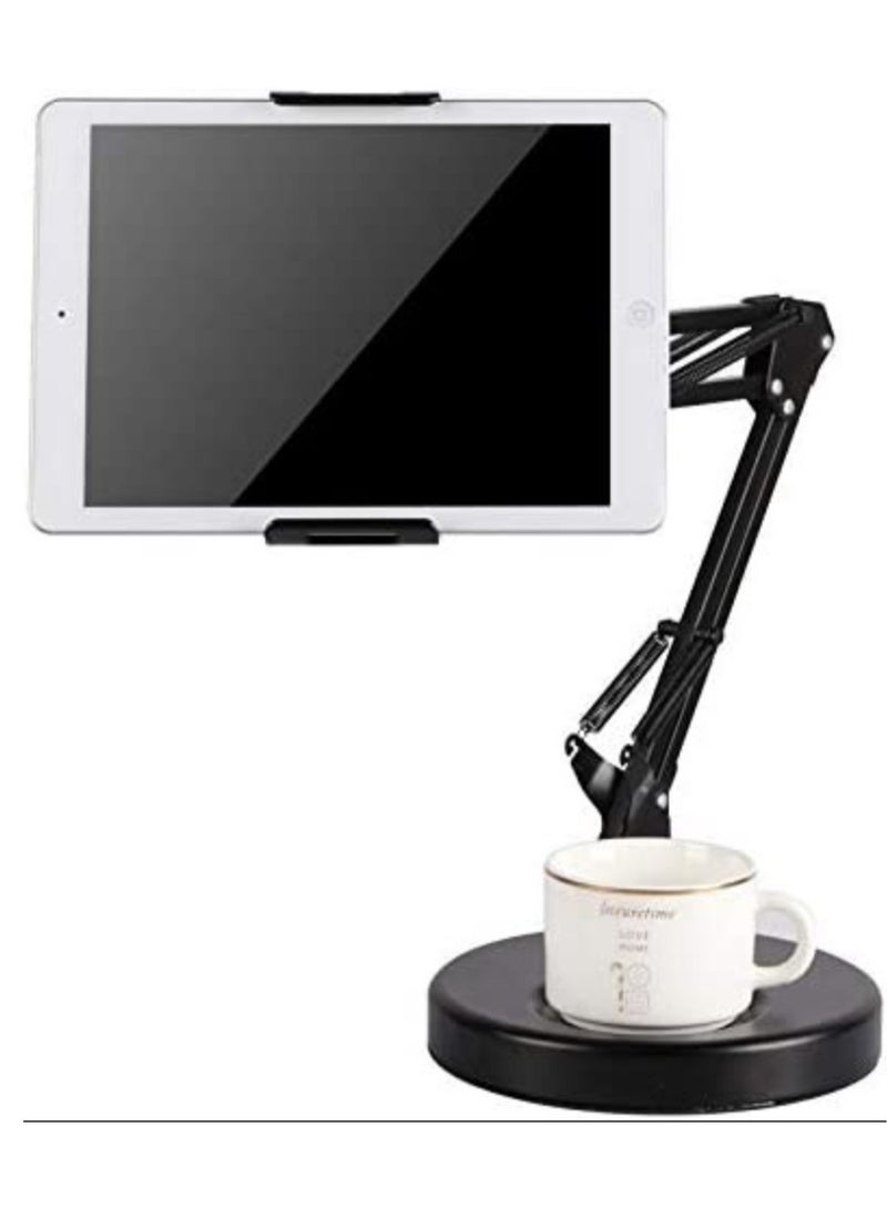 Flexible Long Arm Tablet PC Holder – 360° Rotating Metal Desktop Stand for Tablets and Phones  - Image 3