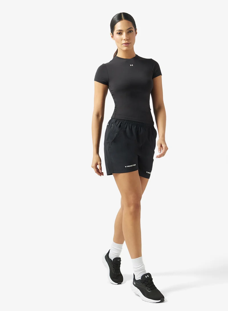 Under Armour Ultimate Black /  / White Motion Fitted SS for Women | Best Price UAE