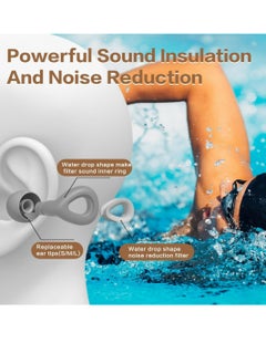 Generic Ear Plugs for Sleeping Noise Cancelling Reduction Ear Plugs for Concert Swimming Ear Plugs,Reusable Soft Silicone Ear Plugs  - Image 2
