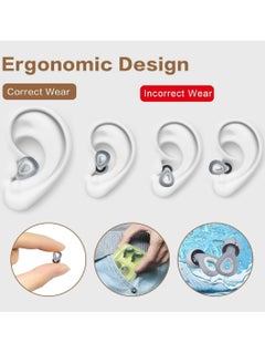Generic Ear Plugs for Sleeping Noise Cancelling Reduction Ear Plugs for Concert Swimming Ear Plugs,Reusable Soft Silicone Ear Plugs  - Image 4