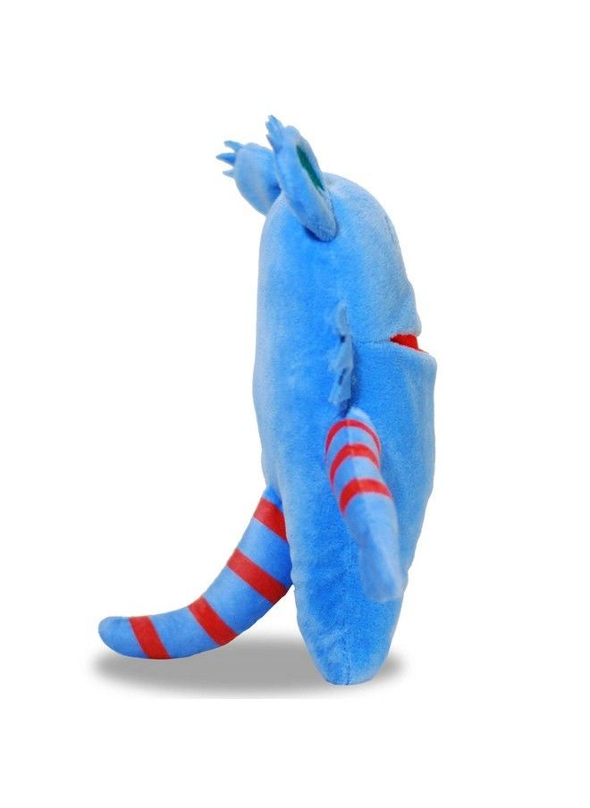 Blue Monster, 8" Tooth Fairy Pillow, Fun And Interactive Plush Toy With Pocket For Lost Teeth  - Image 3