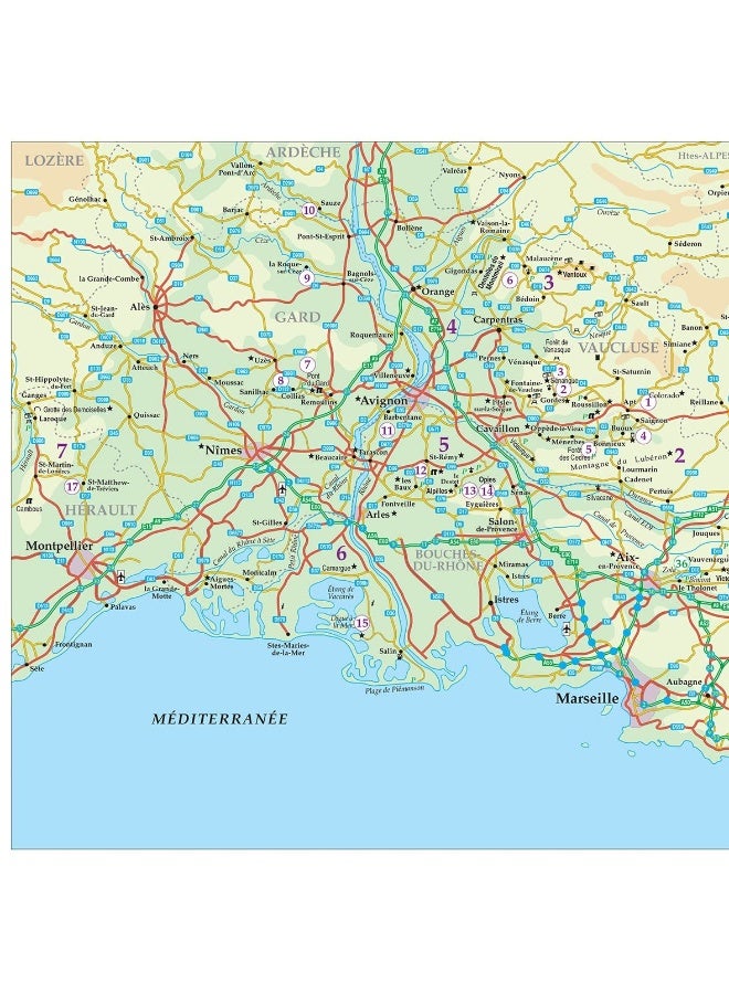 Western Provence Sunflower Walking Guide: 76 long and short walks, 12 car tours  - Image 2