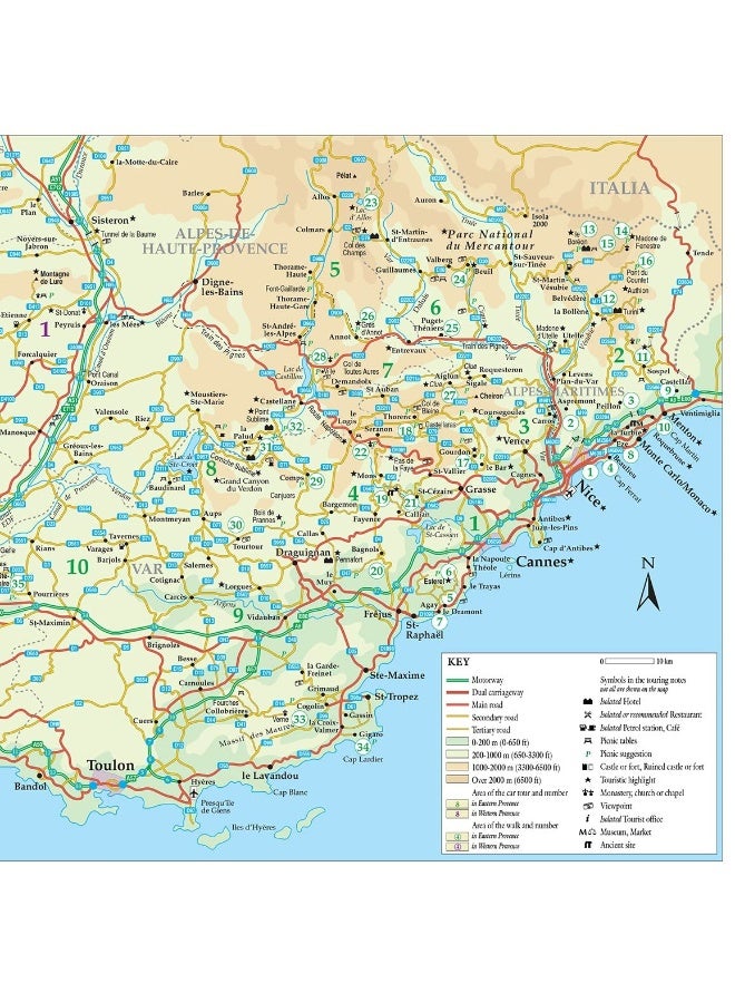Western Provence Sunflower Walking Guide: 76 long and short walks, 12 car tours  - Image 3