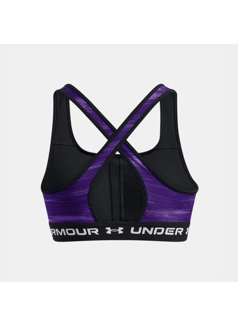 UNDER ARMOUR Women's Armour Medium Support Printed Sports Bra