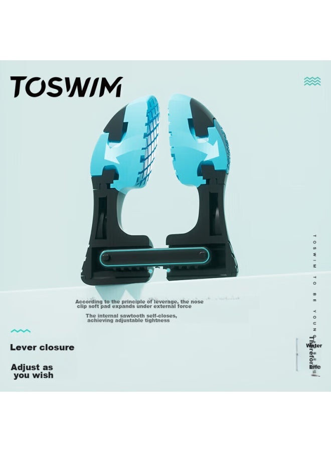 Toswim Professional Nose Clip Swimming Equipment For Adults And Children, Anti-choking, Comfortable, Waterproof Nose Plug, Deep Sea - Image 3