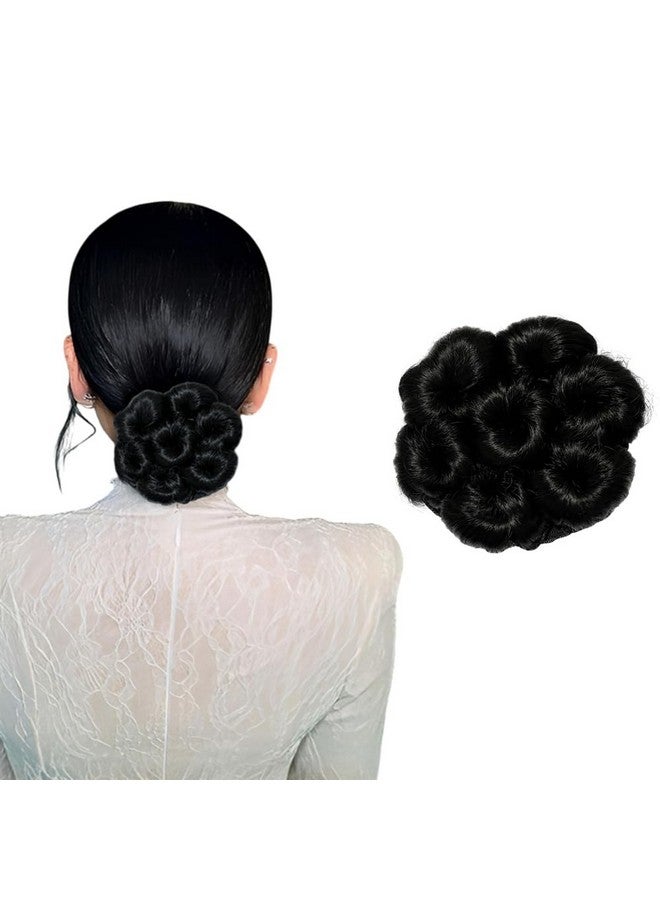 BLUSHIA Dory Panja | Hair Bun | [Black Color] Messy Bun Hair Extension for Women [PACK OF 1] - Image 1