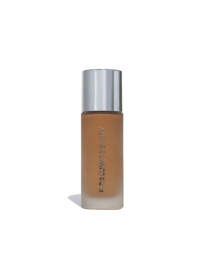 Fitglow Beauty Foundation Vegan SkinTreating Foundation with Peptides Plant Collagen Buildable MediumFull Coverage Natural Finish Hydrating AntiAging PoreFriendly F5730ml - Image 2