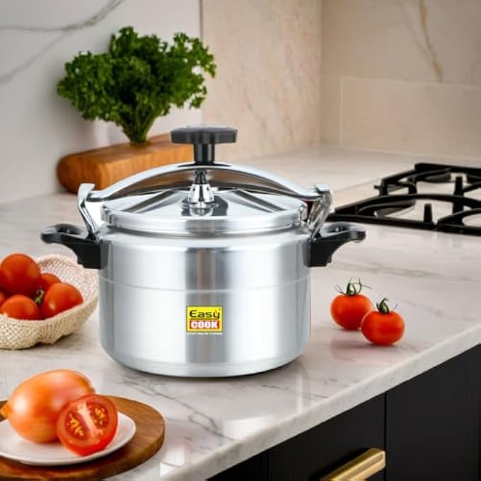 Easy Cook Easycook 9 Ltr Arabic Pressure Cooker  Durable Aluminum Build  Multi Safety Device  Fast Cooking  Available In 5L 7L 9L 11L 15L 20L 25L 9 Ltr - Image 2