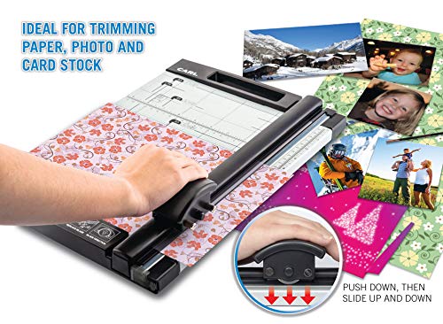 CARL 12 inch DC-200N Premium Rotary Paper Trimmer, Metal Base, 15 Sheet Cutting Capacity. - Image 3
