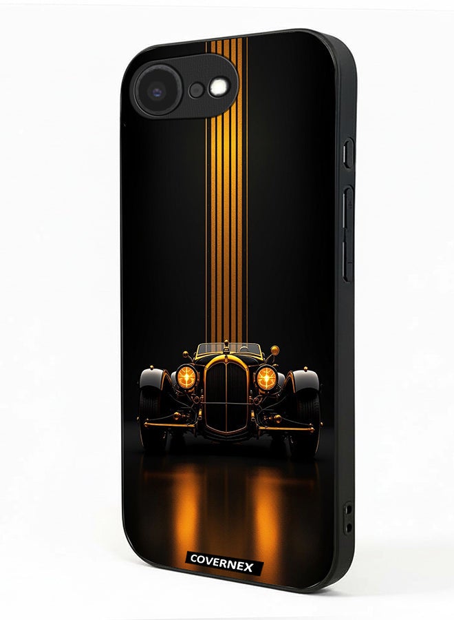 Covernex Apple iPhone 16e Protective Case Cover Printed Featuring Vintage Elegance Classic Luxury Car - Image 2