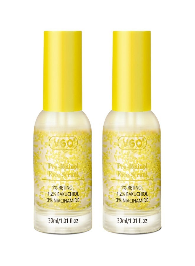 VGO Bakuchiol Retinol Serum, 1% Retinol for Anti-Aging and Anti-Wrinkle, Gentle Yet Potent Formula for Sensitive Skin. - Image 1
