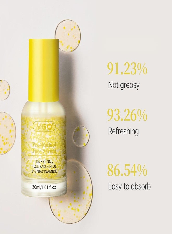 VGO Bakuchiol Retinol Serum, 1% Retinol for Anti-Aging and Anti-Wrinkle, Gentle Yet Potent Formula for Sensitive Skin. - Image 5