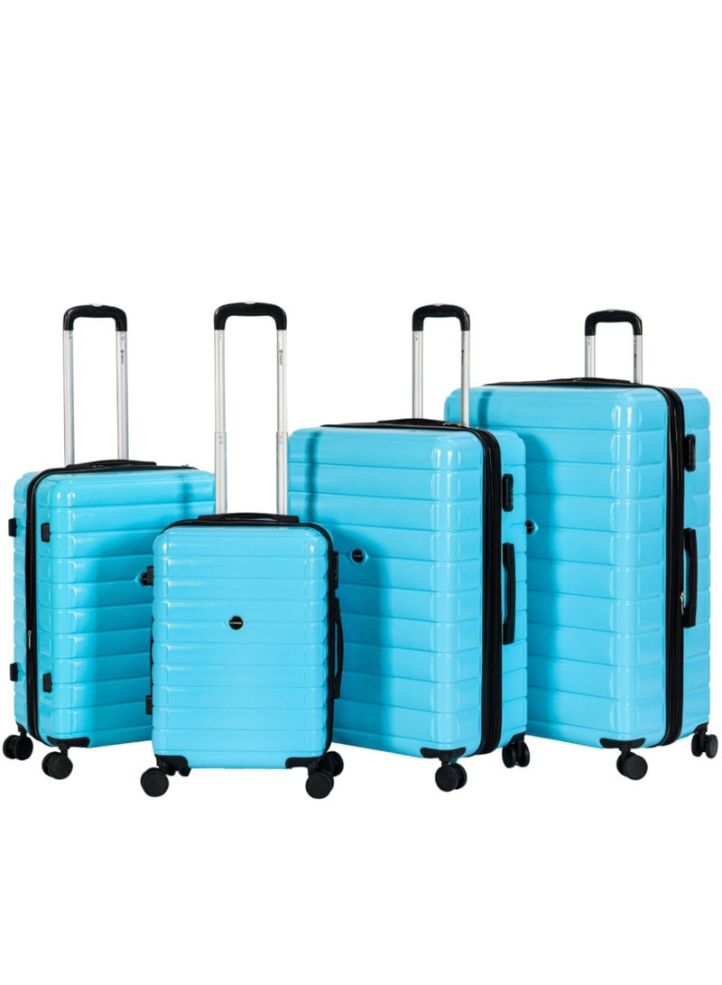 ستار لايف مجموعة حقائب سفر مكونة من 4 قطع من حقائب أمتعة السفر ذات الجانب الصلب من مادة ABS - Image 1