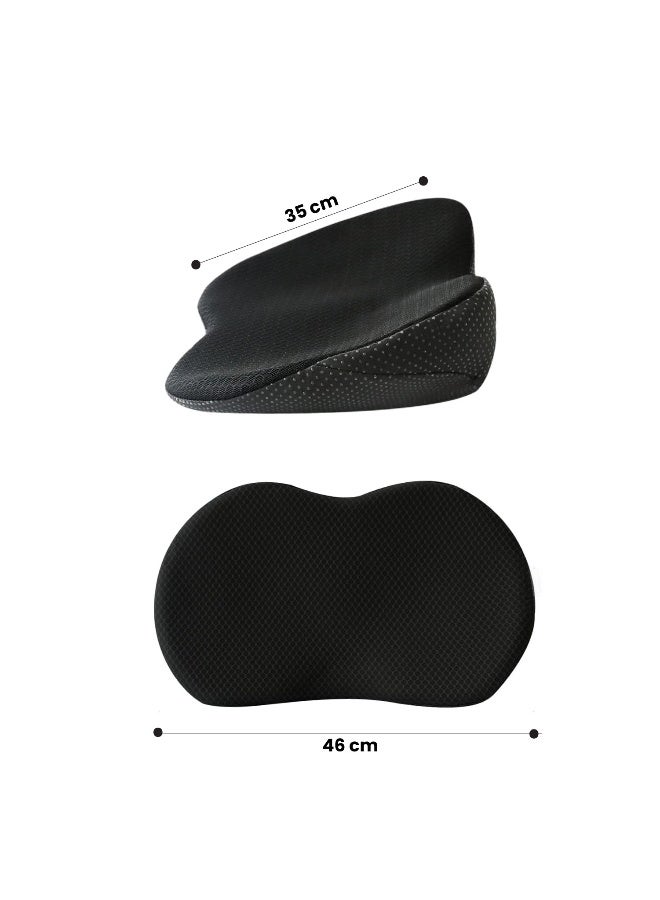 Rest Car Seat Cushion Orthopedic Memory Foam Car Seat Pad Sciatica & Lower Back Pain Relief Lumber Support Car Seat Cushions  - Image 5