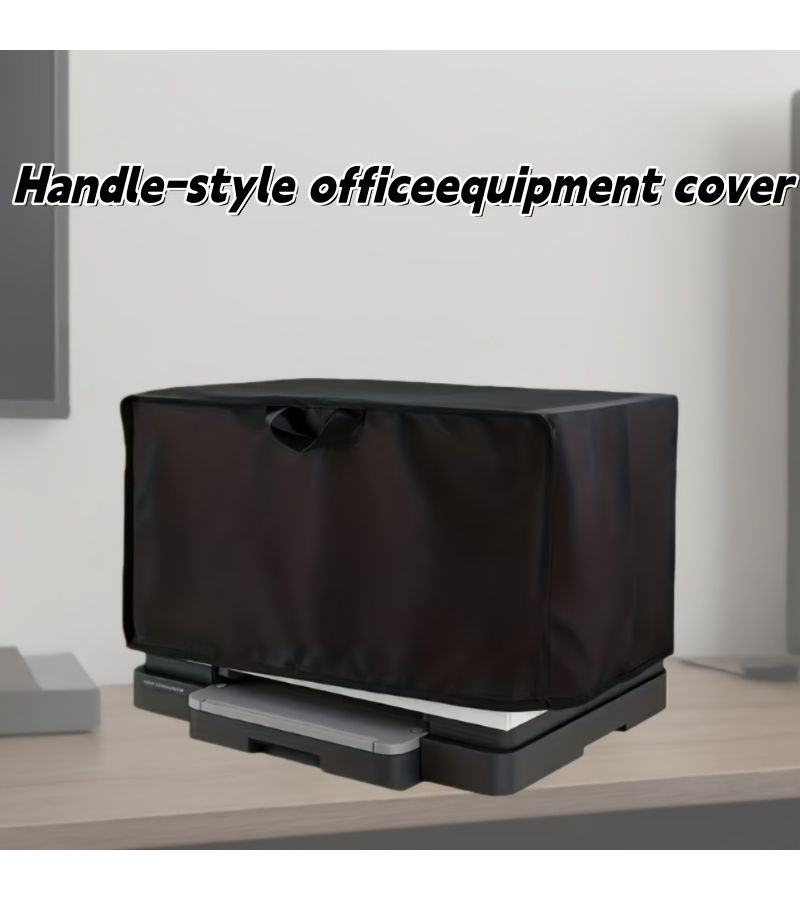 Black Computer Printer Cover for HP Canon Epson Easy Clean Dustproof Home Office - Image 1