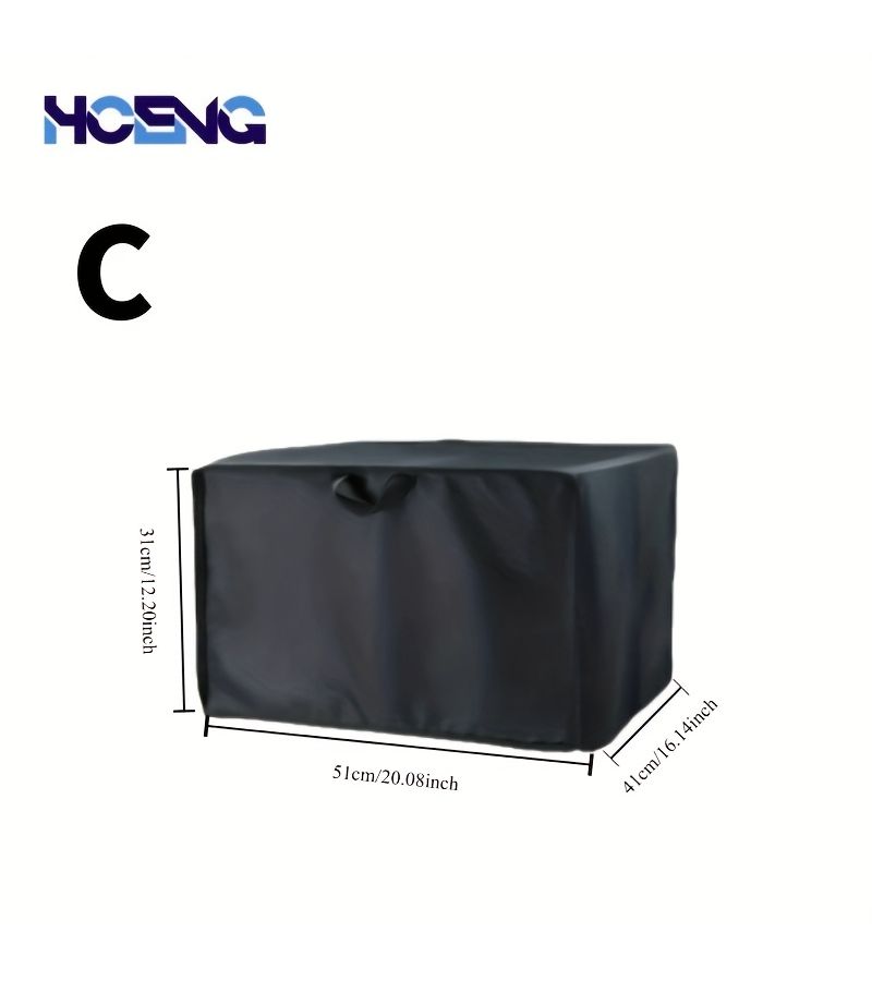 Black Computer Printer Cover for HP Canon Epson Easy Clean Dustproof Home Office - Image 5