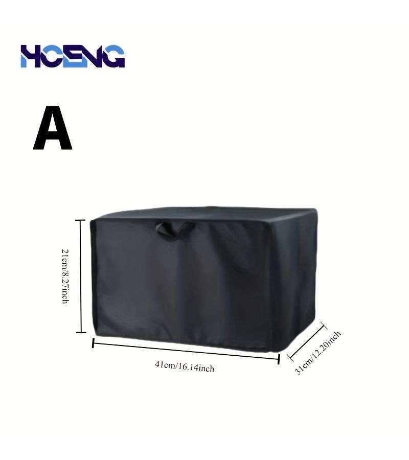 Black Computer Printer Cover for HP Canon Epson Easy Clean Dustproof Home Office - Image 3