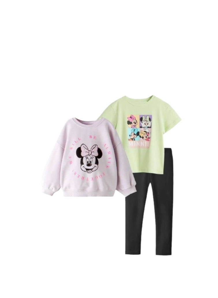 Girls pajamas, 3 pieces,